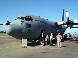 C-130 der USAF von auen