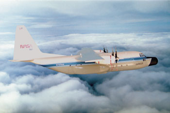 Bild von der Lockheed NC-130B NASA 707