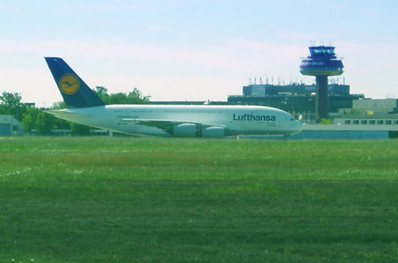 A380 mit Kennung D-AIMA