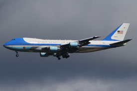 Ansicht von der Boeing 747-200B