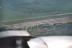 Luftbild vom Vorfeld des LTG62