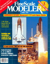 Titelseite des FineScale Modeler Ausgabe April 1987