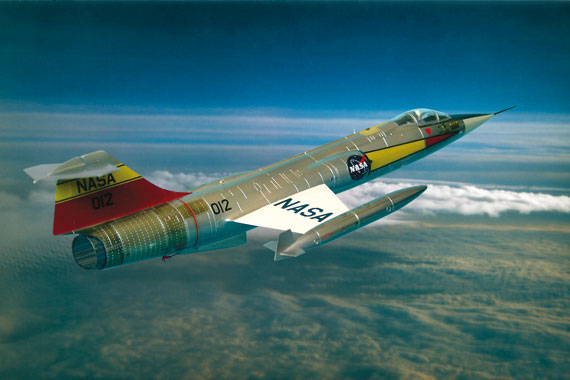 Bildcollage von der Lockheed F-104N NASA 012