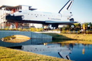 Nachbau eines Space-Shuttle im KSC