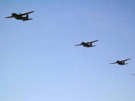 Drei C-160 in der Luft