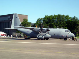 C-130 der RAF, seitlich