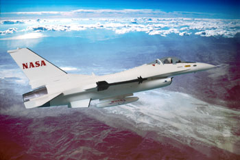 Bild von der General Dynamics F-16A NASA 516/816