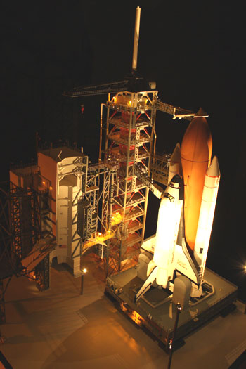 Bild von der STS-Startrampe