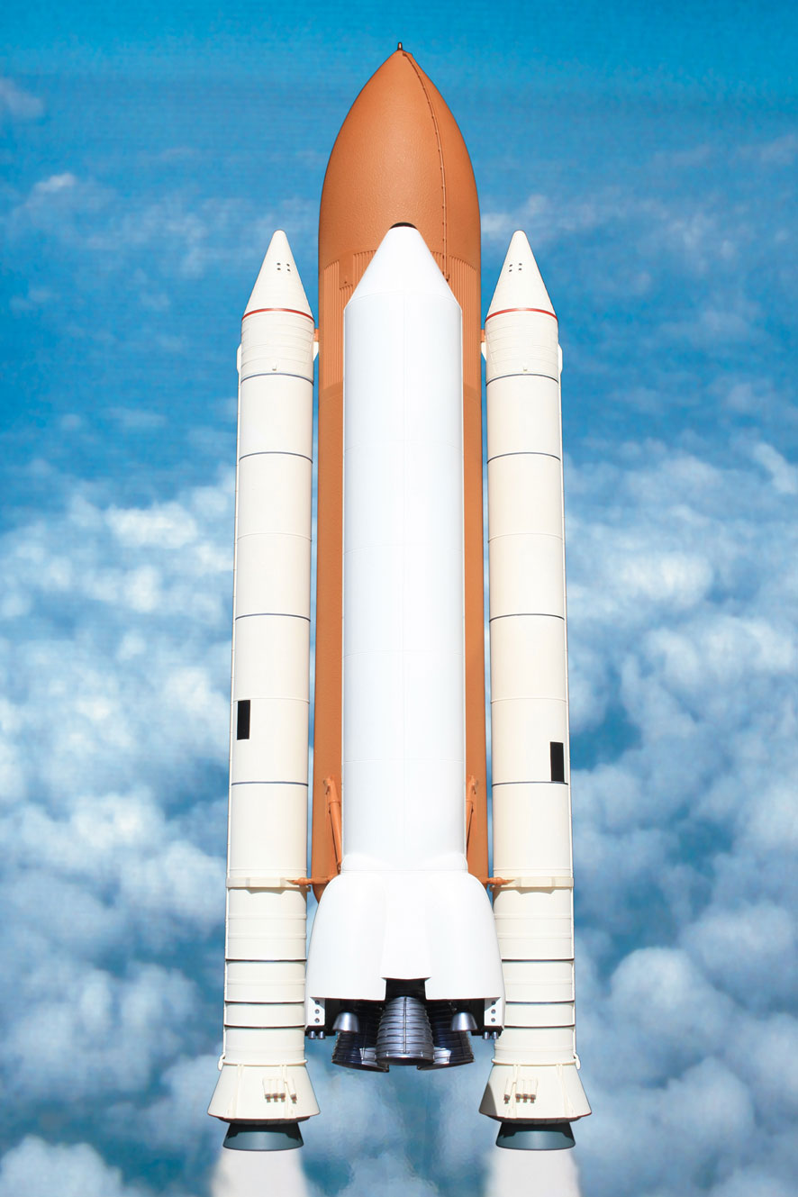Bildcollage vom Shuttle-C