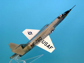 Die Lockheed NF-104A, Schrägaufsicht