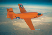 Bild vom Modell der Bell X-1