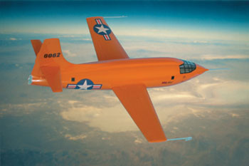 Bild von der Bell X-1