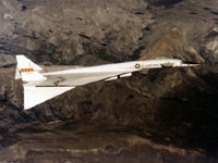 Bild der XB-70A im Flug